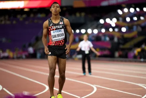 Hakim Sani, el japonés que aspira a superar a Usain Bolt