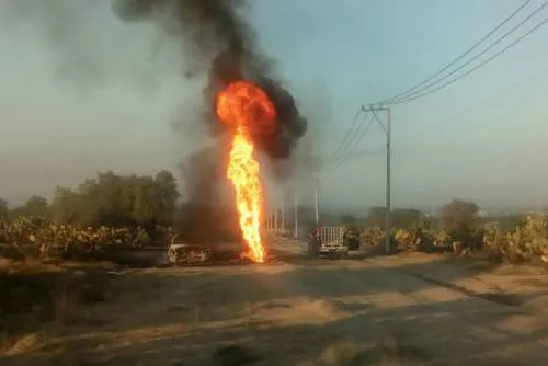 Se registra explosión de un ducto de Pemex en Oaxaca