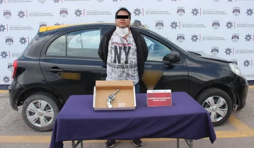Detuvo Policía Municipal de Puebla a probable asaltante de transeúntes