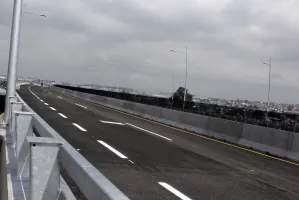 Presenta 96 % de avance segundo piso de la México-Puebla