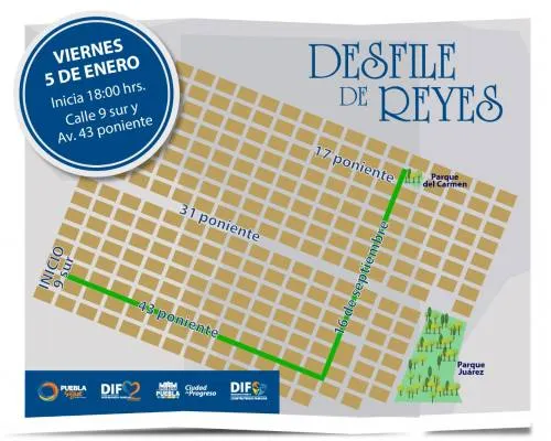 Luis Banck y Susy Ángulo, invitan a las familias de la ciudad a disfrutar del desfile de Reyes Magos