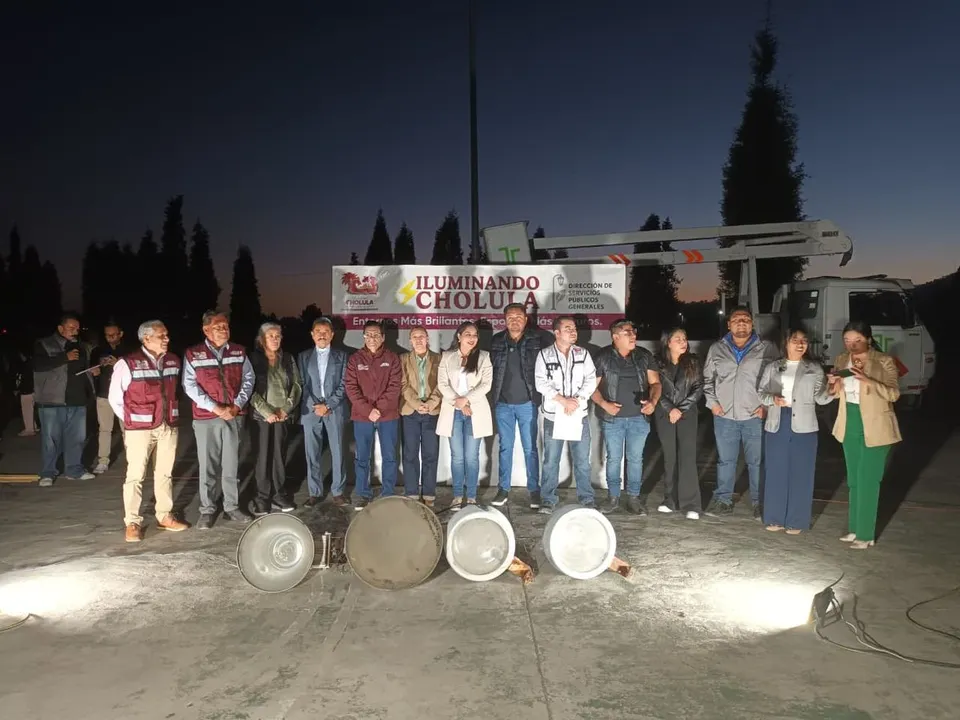 Sp Cholula Alumbrado Unidad Deportiva San Diego Cuachayotla