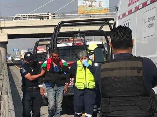Atropellan a hombre al intentar cruzar en la autopista Puebla-Orizaba