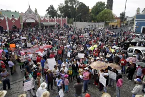 UPVA se manifiesta en Casa Aguayo para pedir libertad de Simitrio