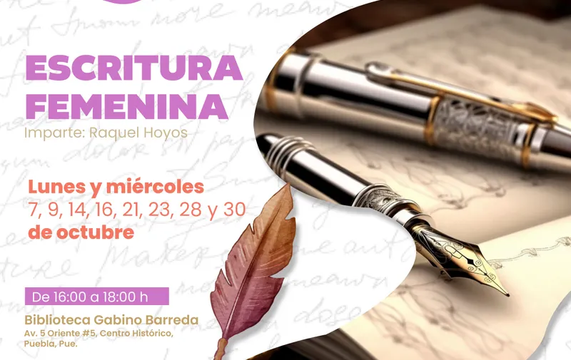 Biblioteca Gabino Barrera, sede de talleres de escritura gratuitos: Secretaría de Cultura