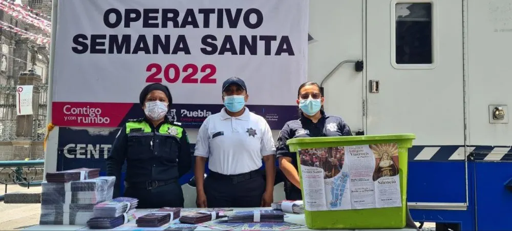 Saldo blanco en la capital poblana durante Viernes Santo