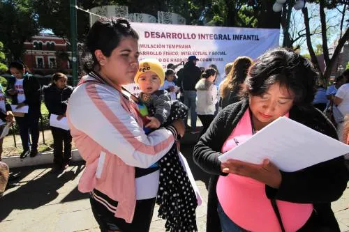 Representantes de Estancias Infantiles en Puebla iniciaron una consulta ciudadana