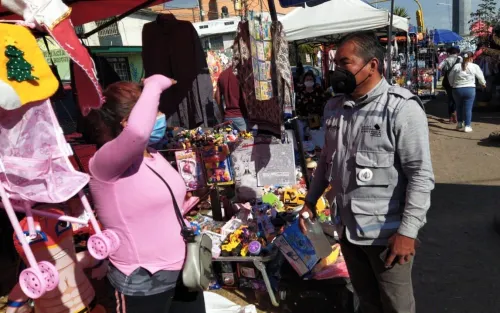 Segom mantiene orden en la ciudad durante fiestas decembrinas 