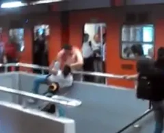 Vagoneros pelean en estación Potrero del Metro