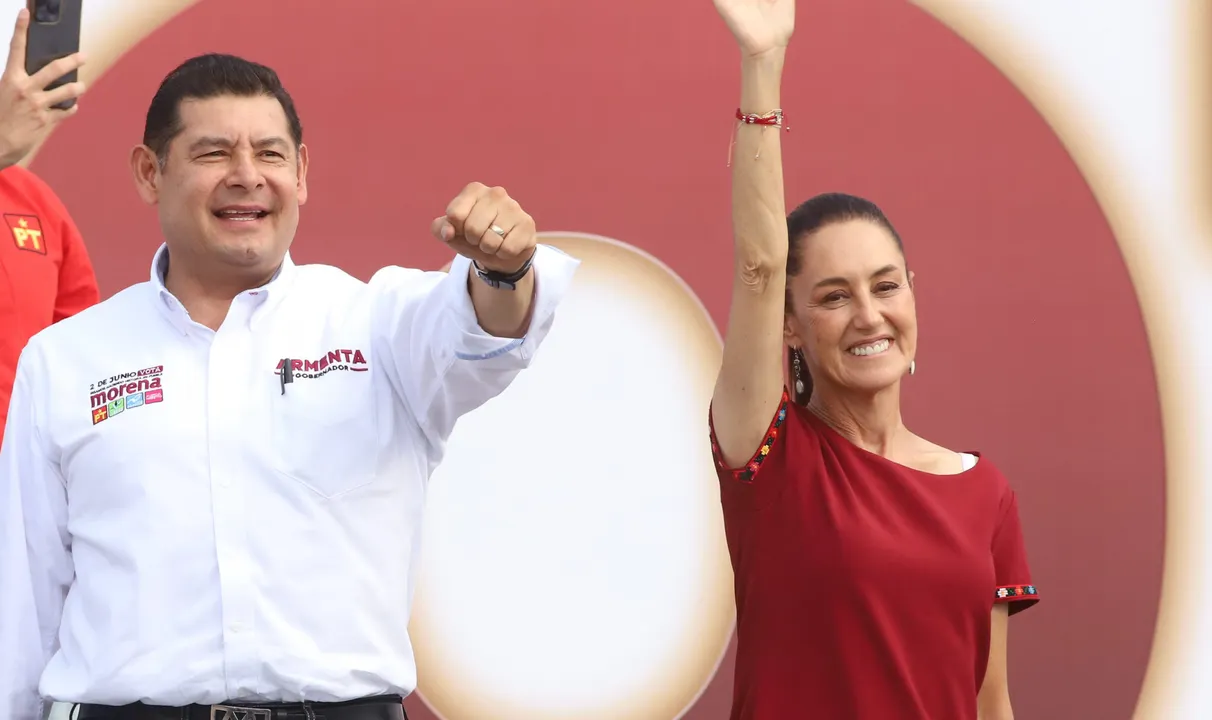 Claudia Sheinbaum obtendrá 1.9 millones de votos en Puebla, prevé Armenta