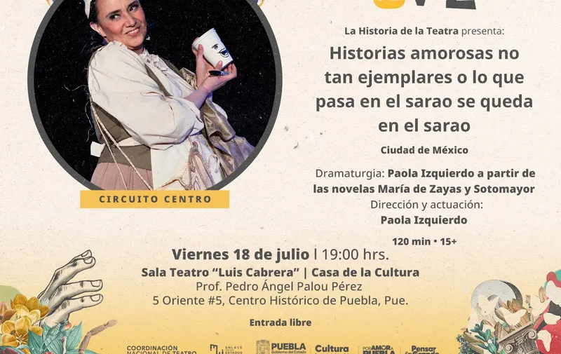 Casa de la Cultura alista funciones del Festival de Monólogos 2025
