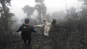 Cae helicóptero de la Sedena; mueren 2 tenientes