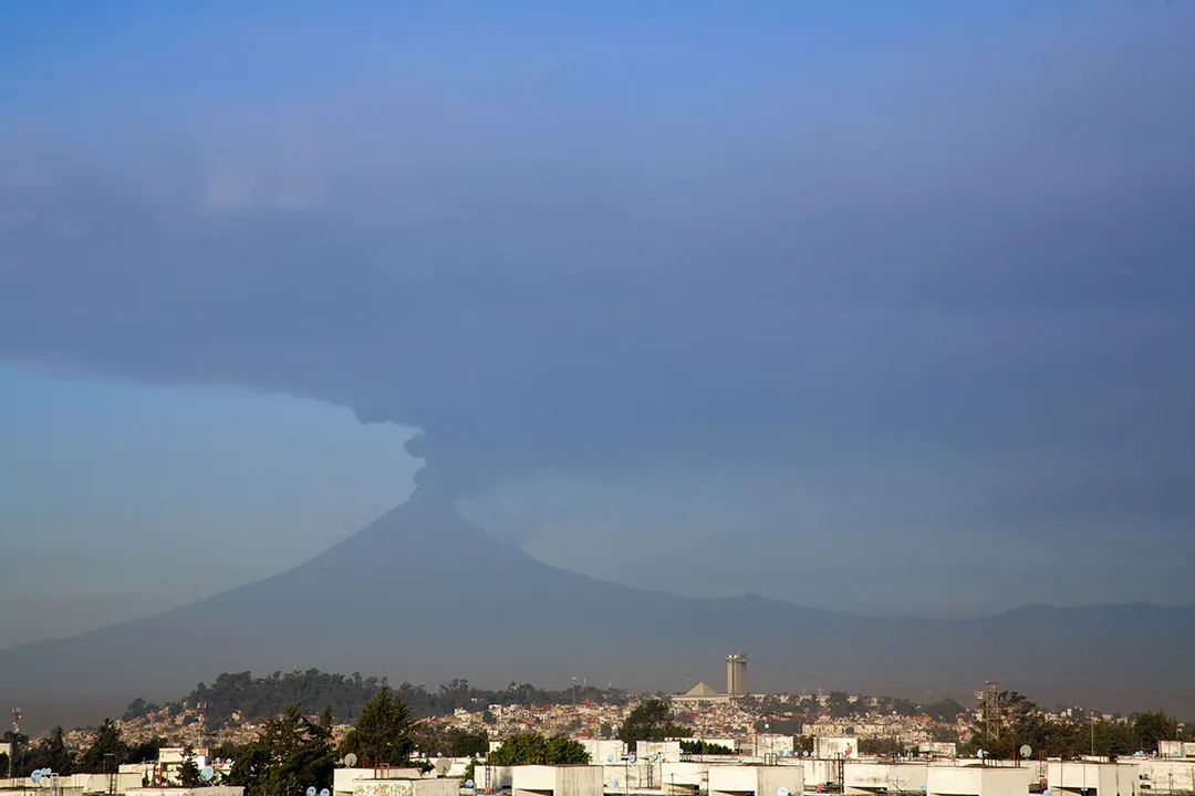 Volcan Popocatepetl Fumarola