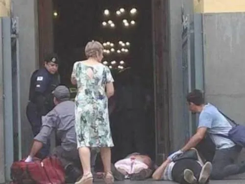 Publican video de la masacre en una iglesia de Brasil