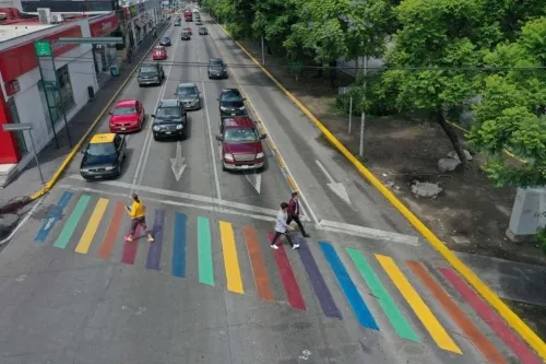 No cambiarán el color cebras peatonales, informa síndico