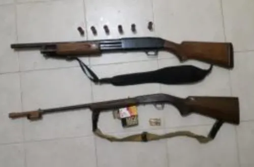 SSP aseguró a cinco personas por posesión ilegal de tres armas de fuego