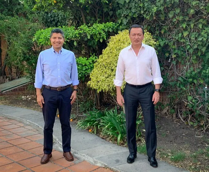 Se reúnen Rivera Pérez y Osorio Chong para intercambiar ideas