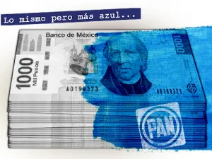 Azul pintado de azul