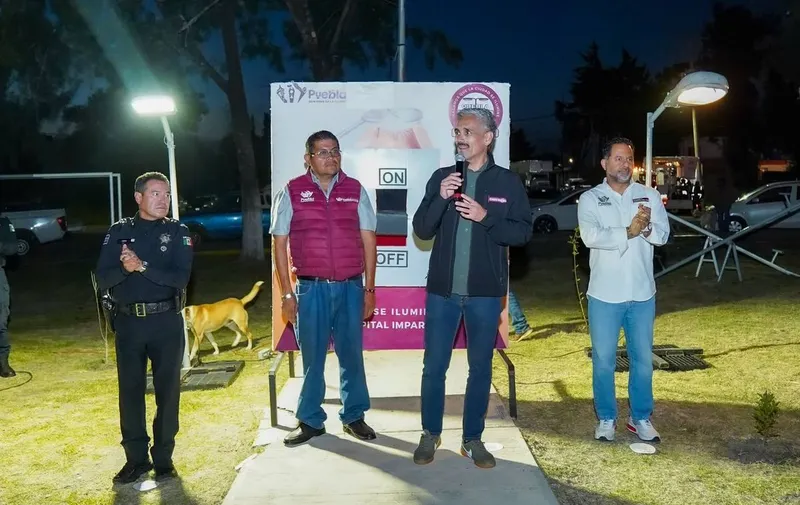 Lleva Ayuntamiento de Puebla alumbrado LED al 100% a las inspectorías Oasis Valsequillo y Guadalupe Victoria Valsequillo