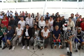 SEDIF entregó 31 prótesis externas para codo y rodilla, en beneficio de 29 personas de 13 municipios