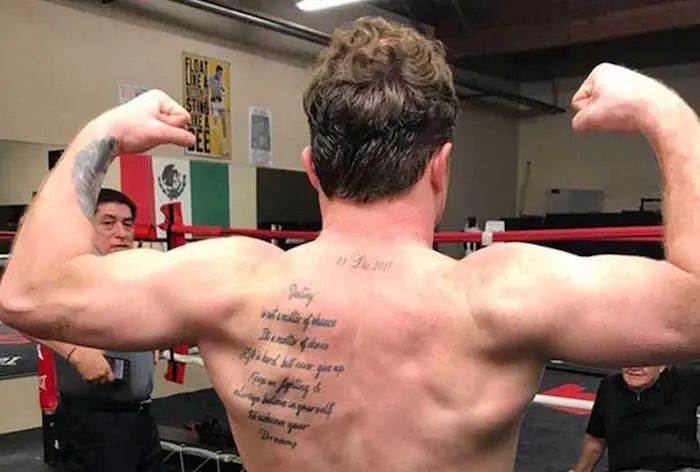 Canelo tatuaje