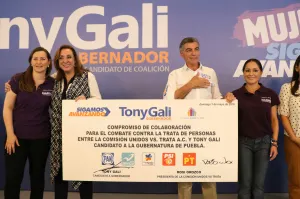 Tony Gali se compromete a seguir con el combate a la trata de personas