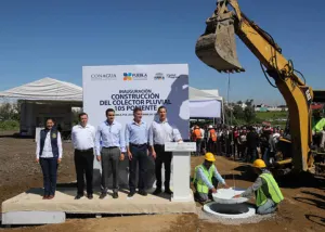 RMV y Tony Gali inauguran colector pluvial de la 105 Poniente