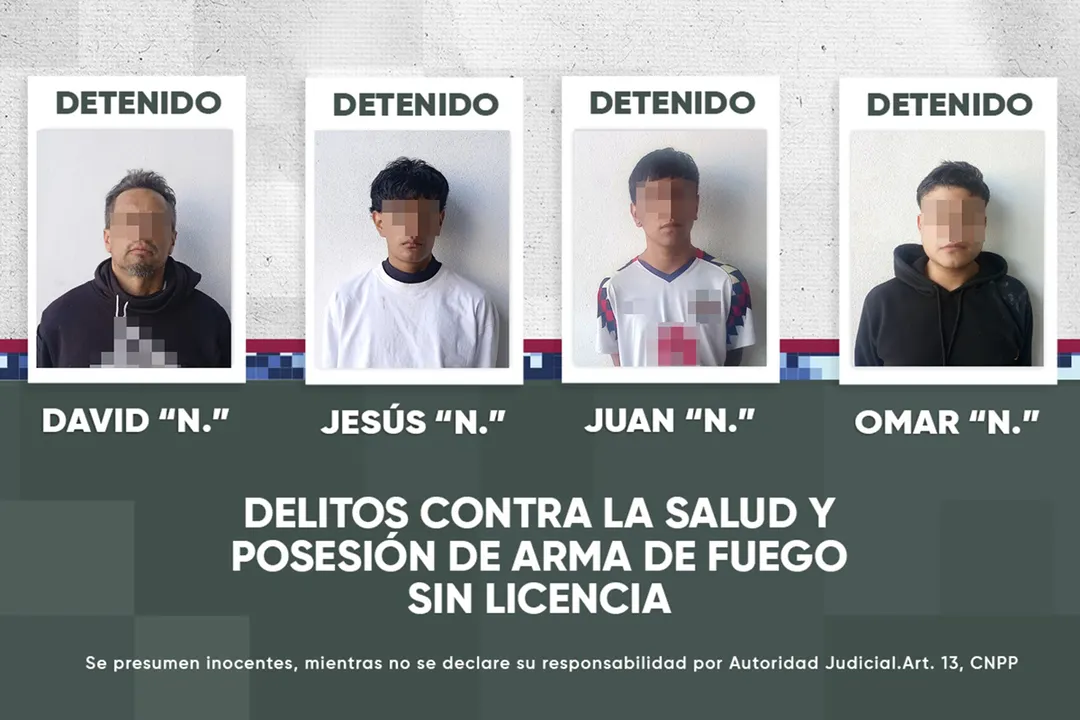 Detenidos Col Arboledas De Guadalupe Delitos Contra La Salud