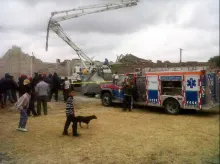 Fallecen dos personas al desplomarse templo evangélico en Tlaltenango