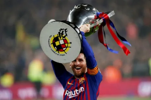 Messi sella otro título de La Liga para Barcelona