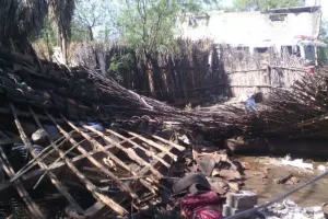 Se derrumba vivienda, producto de lluvia que azotó a Ajalpan