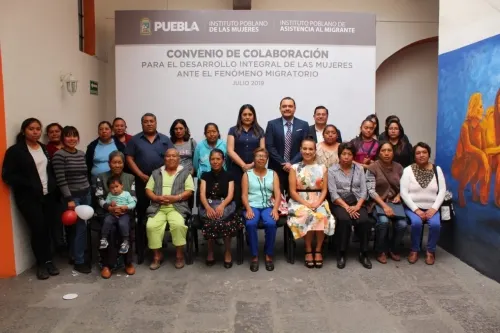 IPM e IPAM firman convenio en favor de las mujeres ante el fenómeno migratorio