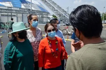 Secretaría de Movilidad y Transporte realiza recorrido en BUAP