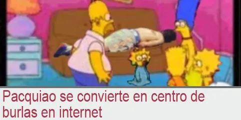 Pacquiao se convierte en centro de burlas en internet