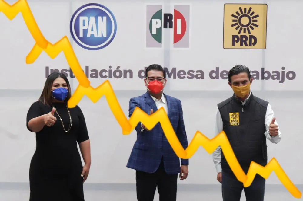 Se quiebra alianza PAN-PRD-PRI; sin acuerdo en el albiazul