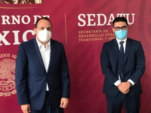 Gestiona Cuauhtémoc Blanco acciones de obra a favor de los morelenses en la reactivación
