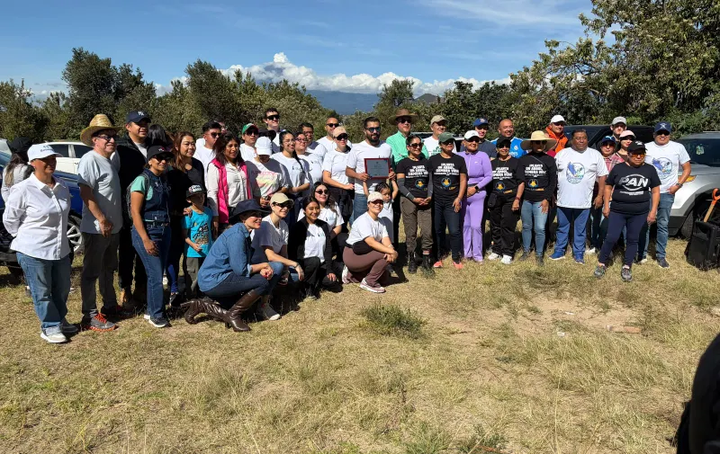 Iterum Connections dona 500 árboles para reforestación en San Pedro Cholula