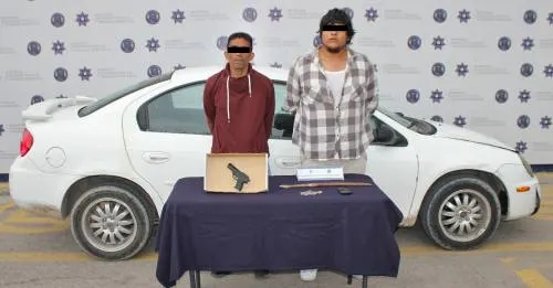 Detienen SSPTM y SSP a dos probables asaltantes de transporte público