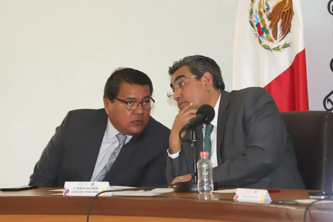 Sergio Salomón y Julio Huerta