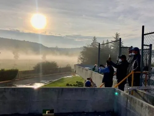 Otra vez suspenden clases por nube tóxica en Hidalgo