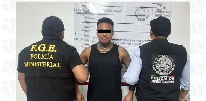 Detienen en Cancún a hombre por trata de personas en Puebla; obligaba a su pareja a trabajar como scort