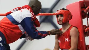 Lindolfo Delgado, noqueado y eliminado en su debut en Río