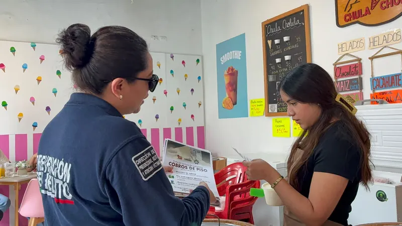 Refuerza Tonantzin Fernández prevención de extorsiones a comercios de San Pedro Cholula