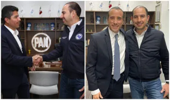 Cortés se entrevista con los candidatos a gobernador y a alcalde