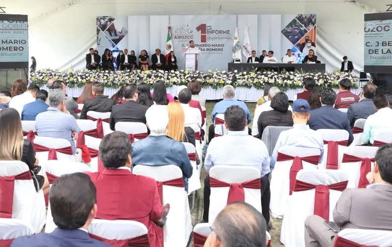 Informe de labores en Amozoc