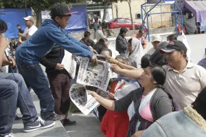 Luego de tres horas, granaderos abandonan San Miguel Canoa
