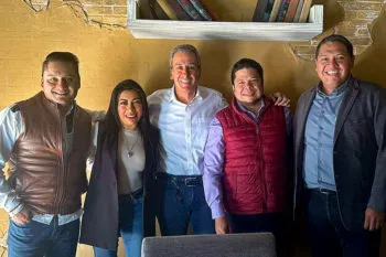 Pepe Chedraui se reunió con aspirantes de Morena a la Presidencia Municipal de Puebla