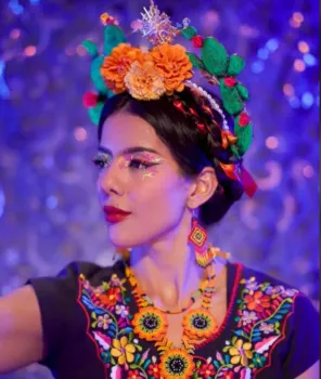 Doris Jocelyn, influencer que se volvió viral por su trend con trajes típicos de México
