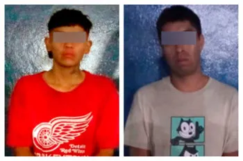 Detienen a dos sujetos en posesión de 48 kilos de posible mariguana, en la colonia La Loma