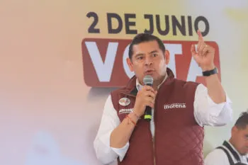 Alejandro Armenta inició su campaña en búsqueda de la gubernatura con 26 puntos de ventaja en las encuestas